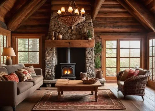 fire place,fireplace,fireplaces,log home,coziest,coziness,log cabin,warm and cozy,log fire,wooden beams,alpine style,the cabin in the mountains,cozier,chalet,family room,rustic aesthetic,rustic,lodge,fireside,new england style house,Illustration,Paper based,Paper Based 06