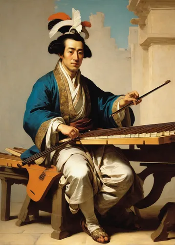 itinerant musician,string instrument,bowed string instrument,arpeggione,dulcimer,plucked string instrument,violin player,folk instrument,musician,stringed instrument,musical instrument,clavichord,harpsichord,bowed instrument,musicians,violinist,concertmaster,musical instruments,stringed bowed instrument,woman playing violin,Art,Classical Oil Painting,Classical Oil Painting 40