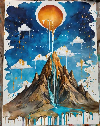 volcano,eruption,the eruption,dali,el salvador dali,oil drop,stratovolcano,volcanos,the volcano,meteor,fire mountain,the spirit of the mountains,volcanism,avalanche,oil on canvas,volcanic eruption,apocalypse,ice planet,volcanoes,volcanic,Conceptual Art,Graffiti Art,Graffiti Art 08