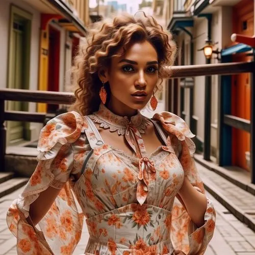 retro woman,vintage floral,retro women,vintage woman,vintage fashion,rosa curly,vintage women,a woman,retro girl,retro look,fashion shoot,floral,romanian,floral dress,vintage dress,vintage style,vintage clothing,70's icon,havana brown,vintage girl