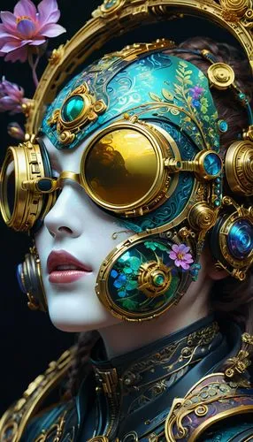 venetian mask,masquerade,peking opera,the carnival of venice,golden mask,gold mask,taiwanese opera,geisha,chinese art,beauty mask,geisha girl,diving mask,masque,asian costume,steampunk,3d fantasy,masks,oriental princess,opera glasses,mask,Conceptual Art,Sci-Fi,Sci-Fi 05