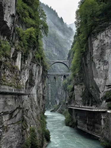 gorges of the danube,danube gorge,southeast switzerland,eastern switzerland,bernina railway,canton of glarus,the source of the danube,schynige platte railway,the chubu sangaku national park,hydroelectricity,berchtesgaden national park,aare,hydropower plant,king decebalus,bernese oberland,valley of death,haute-savoie,switzerland,south tyrol,concrete bridge,Conceptual Art,Fantasy,Fantasy 33