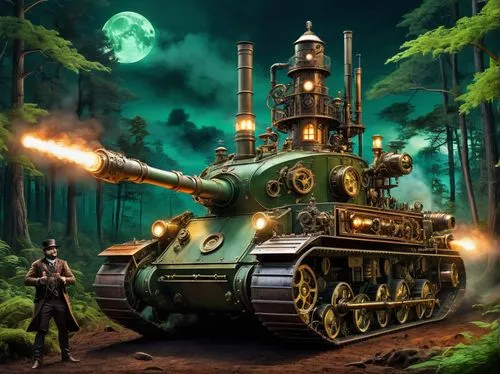 landship,steamrollered,tankbuster,tankette,tankink,american tank,dakka,steam engine,steamhammer,game illustration,artillerymen,steampunk,artilleryman,wargaming,steamboy,ghost locomotive,siegbahn,tank pumper,mechwarrior,steamrollers,Conceptual Art,Fantasy,Fantasy 25