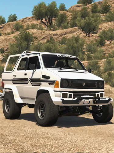 ford bronco ii,isuzu trooper,ford bronco,toyota 4runner,jeep cherokee (xj),jeep comanche,chevrolet s-10,4 runner,ford excursion,jeep cherokee,toyota land cruiser,subaru rex,dodge dakota,ford ranger,off-road outlaw,pickup-truck,cherokee,dodge d series,gmc sprint / caballero,mercedes-benz m-class,Illustration,Children,Children 02