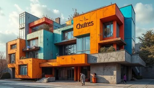 cubic house,colorful facade,cube house,plovdiv,mahdavi,habitat 67,apartment building,zoku,modern architecture,cube stilt houses,kimmelman,bauhaus,multistorey,tirana,luoma,fabrika,urban design,docomomo,mitrovica,modern building,Photography,General,Realistic