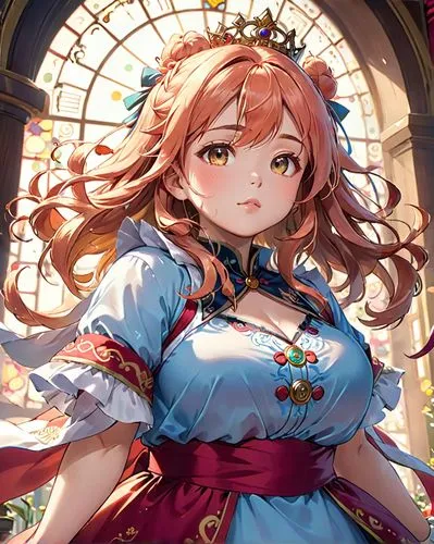 violet evergarden,heart with crown,sun bride,jessamine,poker primrose,camellia,vanessa (butterfly),summer crown,baroque angel,flora,radiant,merida,spring crown,celtic queen,portrait background,venetia,tiara,erika,baroque,fairy tale character,Anime,Anime,Realistic