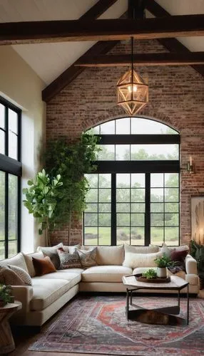 sunroom,wooden beams,loft,family room,hovnanian,living room,contemporary decor,home interior,luxury home interior,sitting room,barnwood,beautiful home,rustic aesthetic,wooden windows,livingroom,rustic,clerestory,window frames,fireplaces,hayloft,Conceptual Art,Oil color,Oil Color 12