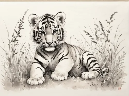 a tiger,bengal tiger,white bengal tiger,asian tiger,tiger cub,malayan tiger cub,tiger png,white tiger,tiger,siberian tiger,sumatran tiger,young tiger,chestnut tiger,tigers,tiger cat,bengal,tigerle,cub,type royal tiger,tiger head,Illustration,Paper based,Paper Based 30