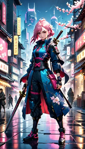 samurai,japanese sakura background,katana,samurai fighter,sakura background,mukimono,sakura,swordswoman,sakura blossom,geisha,dusk background,mikado,hijiki,mulan,kenjutsu,goki,anime japanese clothing,kai-lan,beautiful girls with katana,monsoon banner,Anime,Anime,Cartoon