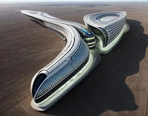 futuristic laboratory buildig, very tecnologic and aerodynamic form,futuristic architecture,futuristic landscape,futuristic art museum,futuristic car,sky space concept,solar cell base,supersonic trans