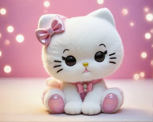 doll cat,plush figure,cute cat,cute cartoon character,pink cat,soft toy,cat kawaii,3d teddy,soft toys,plush toy,cute cartoon image,cute pretty,cute baby,cute animal,blossom kitten,baby toy,doll figure,cuddly toy,wind-up toy,lucky cat,Illustration,Retro,Retro 07