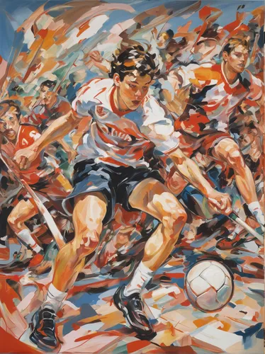 rugby league sevens,hurling,czech handball,rugby sevens,traditional sport,australian rules football,rugby league,athletic,european championship,tag rugby,basque rural sports,sports,oil painting on canvas,oil painting,individual sports,rugby union,oil on canvas,tokyo summer olympics,sportsmen,multi-sport event,Conceptual Art,Oil color,Oil Color 18