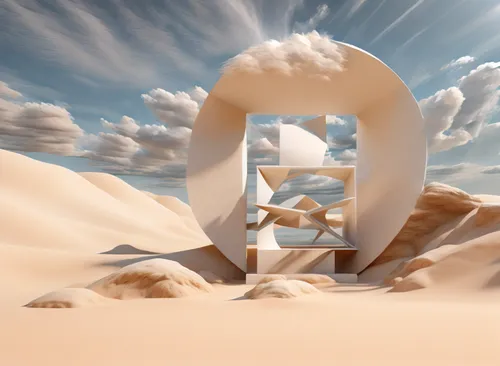 virtual landscape,sun dial,fractal environment,sand paths,cloud shape frame,sand timer,admer dune,sand clock,3d render,shifting dunes,sundial,shifting dune,3d fantasy,desert landscape,moving dunes,dune landscape,sand seamless,3d rendered,desert desert landscape,3d rendering