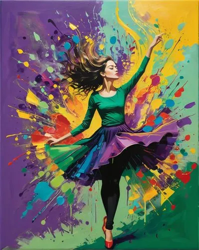 dance with canvases,love dance,dance,kathak,bhangra,the festival of colors,Conceptual Art,Oil color,Oil Color 02