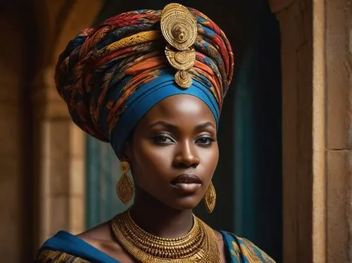 african woman,african american woman,beautiful african american women,nigeria woman,tutankhamen,tutankhamun,cleopatra,moorish,african culture,girl in a historic way,beautiful bonnet,african,the hat of the woman,black woman,queen crown,ancient egyptian girl,afar tribe,black women,a woman,tiana,Illustration,Abstract Fantasy,Abstract Fantasy 18