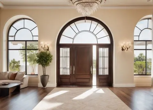 luxury home interior,entryway,hovnanian,hinged doors,hardwood floors,hallway space,bay window,entryways,sunroom,plantation shutters,door trim,architrave,ornate room,contemporary decor,gold stucco frame,ballrooms,interior decor,great room,millwork,home interior,Unique,Design,Character Design