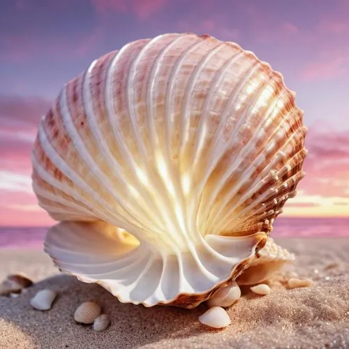 glowing seashell  pinkWhite  sunset  shining,sea shell,seashell,beach shell,spiny sea shell,pilgrim shell,shells,seashells,shell,musselshell,in shells,calliostoma,sea shells,conch shell,shell seekers,