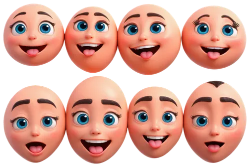 eggheads,octuplets,upin,scared eggs,egg face,kewpie dolls,avatars,amination,bifaces,septuplets,boiled eggs,eggs,eggeling,heads,smilies stress reduction,pinocchios,facial expressions,faces,balds,eggan,Illustration,Realistic Fantasy,Realistic Fantasy 44