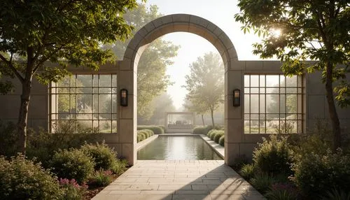 archways,garden door,render,gardens,gateway,towards the garden,archway,cryengine,monastery garden,arbour,entranceways,gated,3d rendering,village gateway,walkway,botanical square frame,arbor,english garden,netherwood,entrances