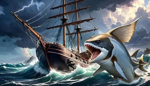 thunnus,charybdis,megalodon,fathoms,ahab,mayshark