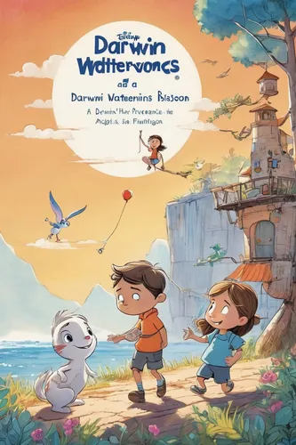 In a heartwarming scene, Darwin Watterson teaches his little sister, Anais, a valuable life lesson about perseverance.,cd cover,dragonflies and damseflies,a collection of short stories for children,do