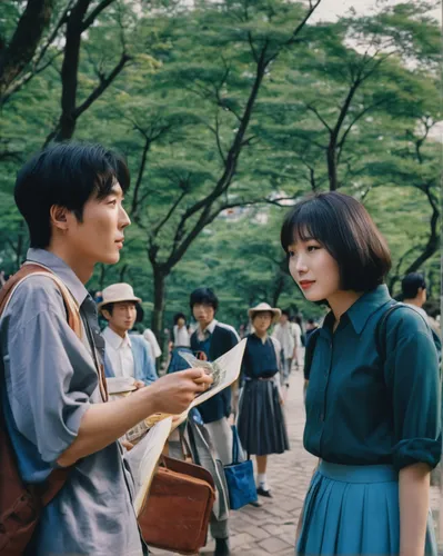 vintage boy and girl,film,kimjongilia,shooting film,vintage asian,love letter,13 august 1961,vintage man and woman,the girl's face,camera film,film roll,korean drama,video film,shirakami-sanchi,mamiya,park akanda,people reading newspaper,couple goal,japanese wave,kansai university,Photography,Documentary Photography,Documentary Photography 12