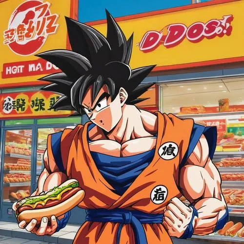 goku,son goku,cena,debu,supervalu,bandai,Illustration,Japanese style,Japanese Style 04