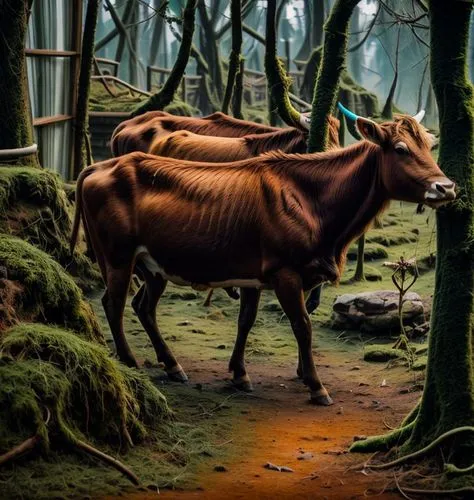 a Balinese cattle farm,oxen,allgäu brown cattle,bovine,alpine cow,zebu,cow,livestock,horned cows,cattle crossing,watusi cow,livestock farming,mother cow,two cows,mountain cow,domestic cattle,ox,cattle