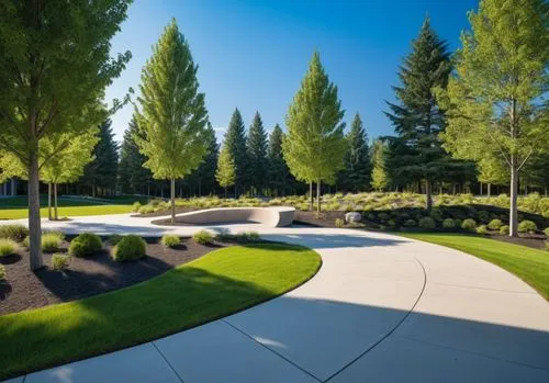 forestry permeatable , freeform concrete sclupture, in center of the wide area ,the driveway leading into the house,landscape designers sydney,landscape design sydney,landscaped,tree lined path,landsc