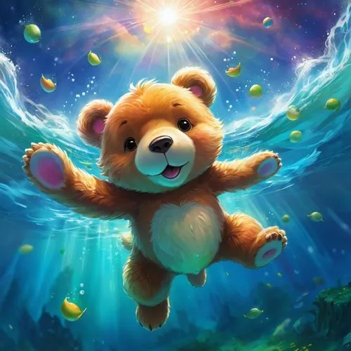 3d teddy,cute bear,tkuma,bear teddy,pudsey,rbb,Illustration,Realistic Fantasy,Realistic Fantasy 01