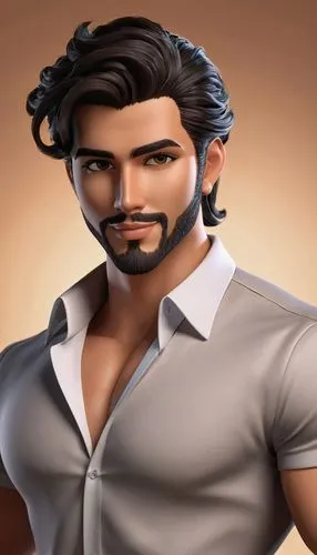 salim,bigby,alcide,hrithik,majnu,male character,Unique,3D,3D Character