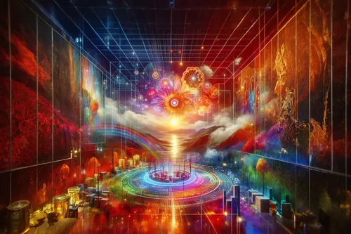 psychedelic art,astral traveler,dimensional,dimension,ascension,flow of time,transcendental,inner space,panoramical,hallucinogenic,trip computer,transcendence,psychedelic,consciousness,aura,3d fantasy