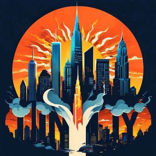 megacorporation,threadless,coruscant,megacorporations,wonder woman city,bioshock,metahumans,cloverfield,gallifrey,city in flames,metropolis,skycraper,megalopolis,elseworlds,coruscating,barad,fantasy city,skylines,sky city,motorcity,Unique,Design,Logo Design