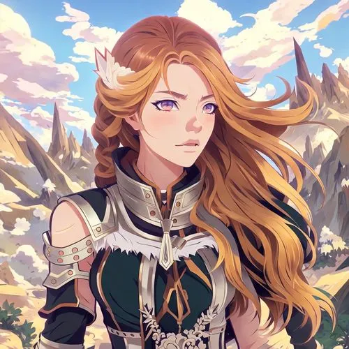 jessamine,fantasy portrait,celtic queen,vanessa (butterfly),game illustration,aurora,elven,artemisia,portrait background,elza,sultana,caerula,wind warrior,minerva,lily of the desert,rosa ' amber cover,flora,custom portrait,vane,meteora,Common,Common,Japanese Manga