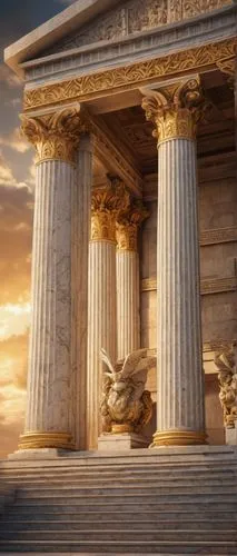 greek temple,doric columns,erechtheion,three pillars,parthenon,the parthenon,pillars,neoclassical,columns,temple of hercules,acropolis,amphipolis,classical antiquity,columned,propylaea,laodicea,the ancient world,neoclassicism,caryatids,artemis temple,Illustration,Paper based,Paper Based 10