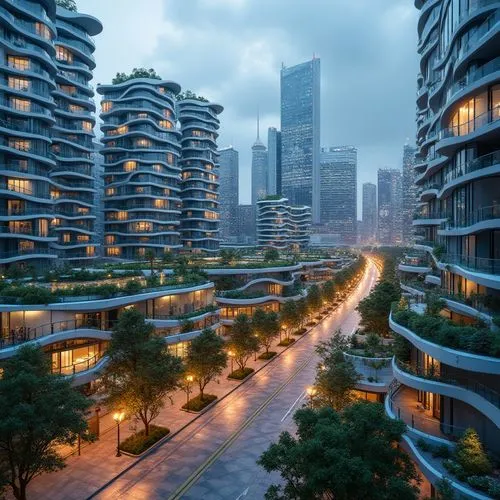 interlace,songdo,zorlu,bjarke,hurontario,taikoo,apartment blocks,mississauga,condos,chengdu,xujiahui,guangzhou,futuristic architecture,urban towers,scampia,escala,colombes,sathon,etobicoke,tianjin,Photography,General,Realistic