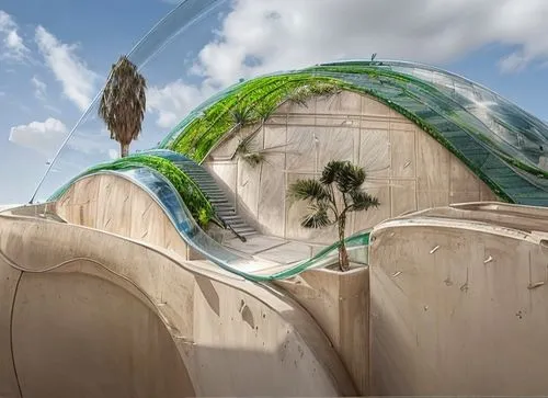 landscape architecture, shiny glass

,playground slide,water park,futuristic landscape,virtual landscape,panoramical,eco-construction,environmental art,underwater playground,water waves,wave wood,futu