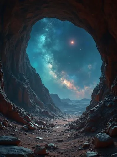 alien planet,moon valley,alien world,valley of the moon,extrasolar,blue cave,Photography,General,Realistic