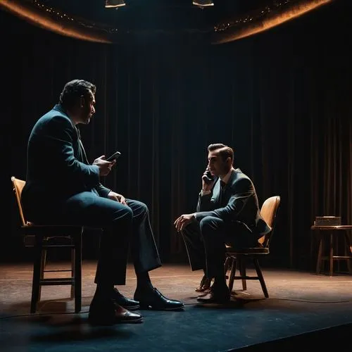 interrogation,interrogation mark,scene lighting,interrogation point,men sitting,video scene,theater of war,actors,a dark room,spy visual,acting,scenography,spotlight,the listening,conversation,monologue,business icons,business men,cinematography,cabaret