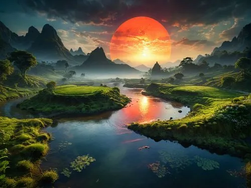 fantasy landscape,fantasy picture,landscape background,nature background,beautiful landscape,nature landscape,Photography,General,Fantasy