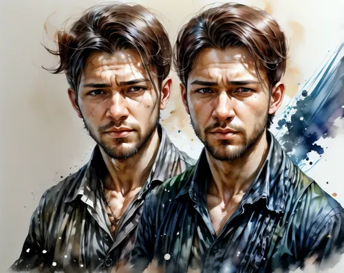 photo painting,world digital painting,jonas brother,edit icon,adobe photoshop,digital art,digital painting,digital artwork,in photoshop,two wolves,digiart,mirror image,image manipulation,gale,photoshop,italian painter,art painting,fan art,kabir,digitalart