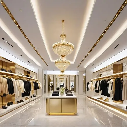 gold bar shop,gold shop,balmain,versace,boutiques,walk-in closet,opulence,boutique,showrooms,paris shops,closets,opulently,gold wall,women's closet,opulent,barneys,cartier,jewellers,boucherie,chanel,Photography,General,Realistic