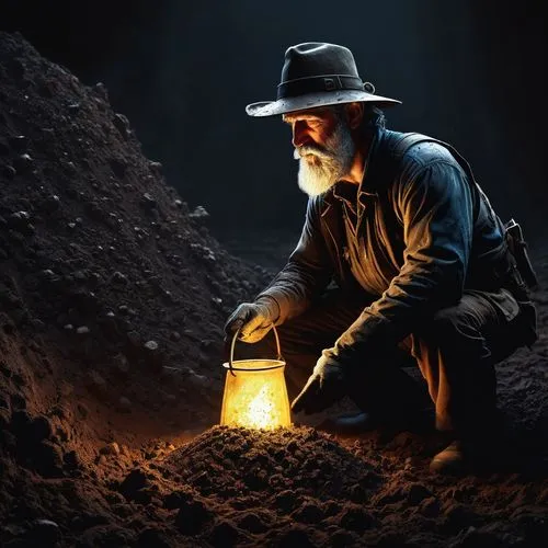 archeologist,archaeologist,indiana jones,archaeological dig,underminer,miner,Conceptual Art,Sci-Fi,Sci-Fi 01