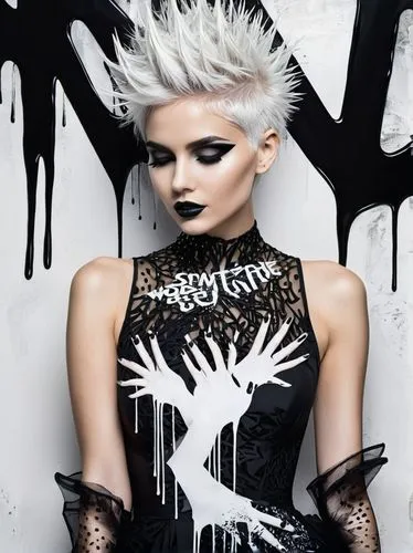 deathrock,gothic style,punk design,garson,goth like,kaulitz,kerli,amatory,blackguard,antwoord,spiked,goth,gothic,gothic woman,derivable,gothicus,dark gothic mood,rankin,skold,ghostley,Illustration,Vector,Vector 21