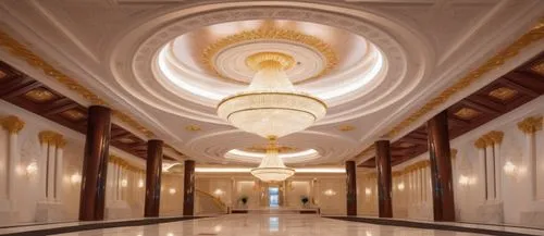 interior po of the lobby of a luxurious el,corridor,hall of nations,hallway,emirates palace hotel,corridors,ballroom,capitol,kempinski,marble palace,hotel hall,hallway space,hall of supreme harmony,ro