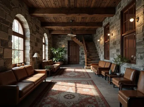 wooden beams,lobby,loft,greystone,foyer,hotel lobby,amanresorts,country hotel,interior decor,entrance hall,home interior,rockbridge,cochere,hallway,hotel hall,entryway,interiors,nemacolin,porch,lofts