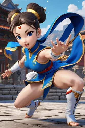 chunli,xiaoyu,chun,xiaofu,yuanji,longmei,Unique,3D,3D Character