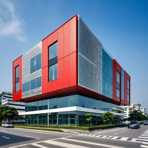 shenzhen vocational college,tsmc,medibank,yeongnam,kaist,kansai university,hongdan center,cube house,tschumi,glass facade,newbuilding,biotechnology research institute,new building,office building,gensler,chengyi,technopark,kunshan,modern building,tveruniversalbank,Photography,General,Realistic