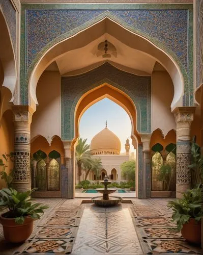 persian architecture,mihrab,king abdullah i mosque,iranian architecture,kashan,shahi mosque,medinah,quasr al-kharana,samarqand,islamic architectural,riad,yazd,la kasbah,hrab,inside courtyard,kasbah,marrakesh,al nahyan grand mosque,isfahan,grand mosque,Art,Artistic Painting,Artistic Painting 25