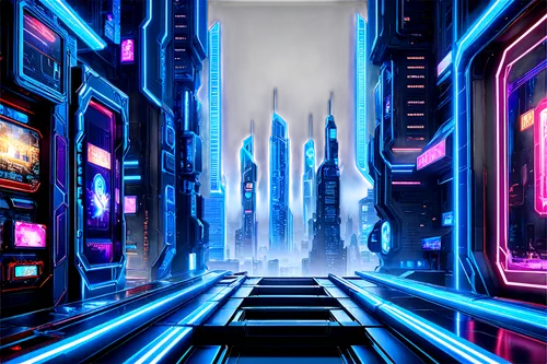 futuristic landscape,fantasy city,cyberspace,3d background,metropolis,3d render,cyberpunk,panoramical,scifi,space port,arcades,futuristic,virtual landscape,3d fantasy,sci-fi,sci - fi,virtual world,virtual,arcade,cinema 4d,Illustration,Black and White,Black and White 03